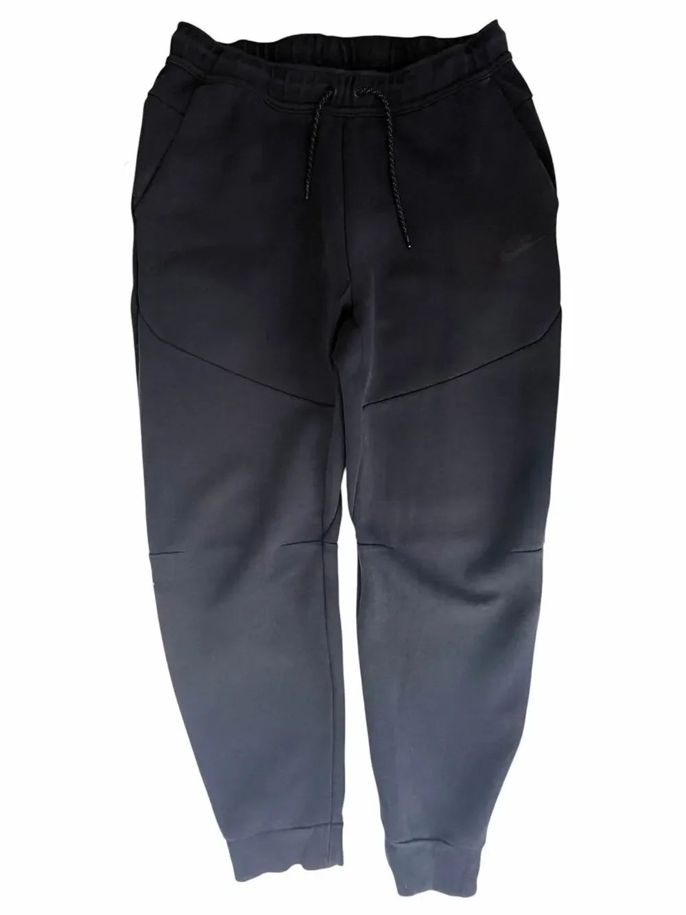Nike Mens Large Black Jogger Pants Athletic Tapered Swoosh
